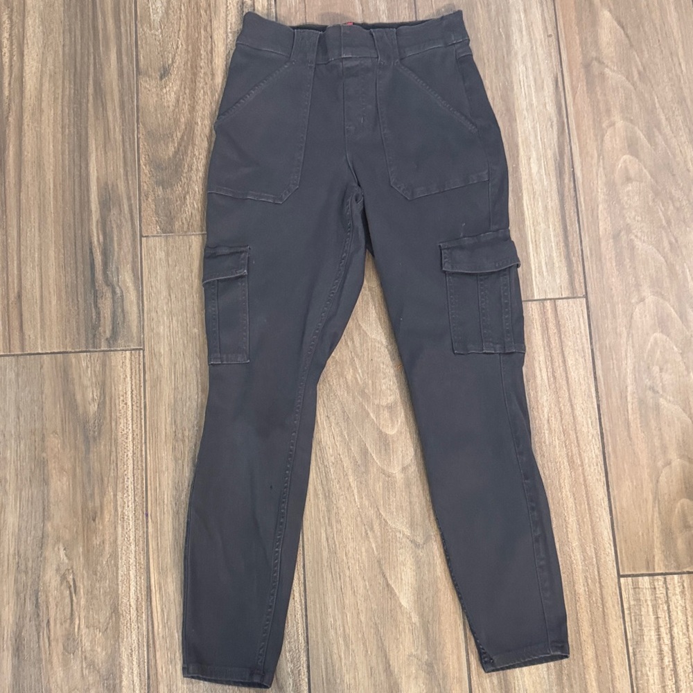 SPANX Classic Black Cargo Pants size M